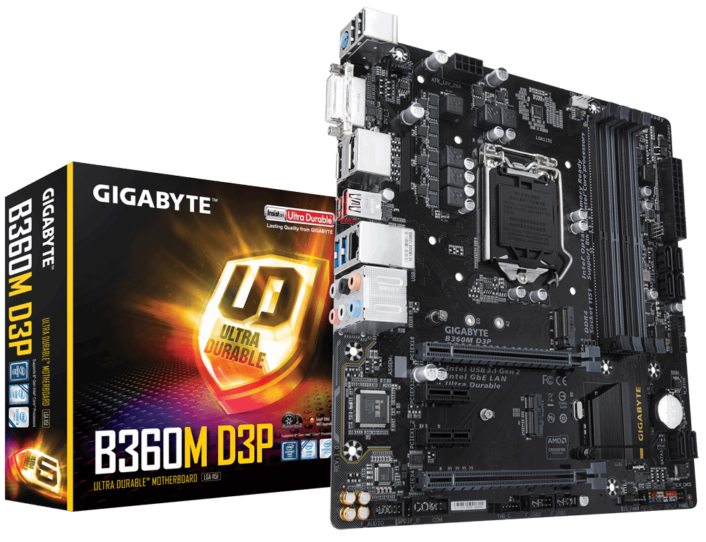 Gigabyte B360M D3P Motherboard Specifications On MotherboardDB